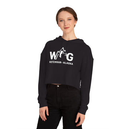 WAYG Collection- Ketchikan Alaska- Women’s Cropped Hooded Sweatshirt