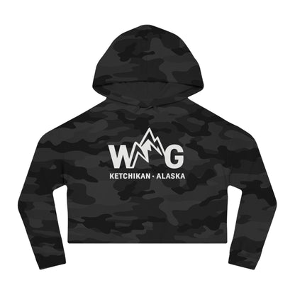 WAYG Collection- Ketchikan Alaska- Women’s Cropped Hooded Sweatshirt
