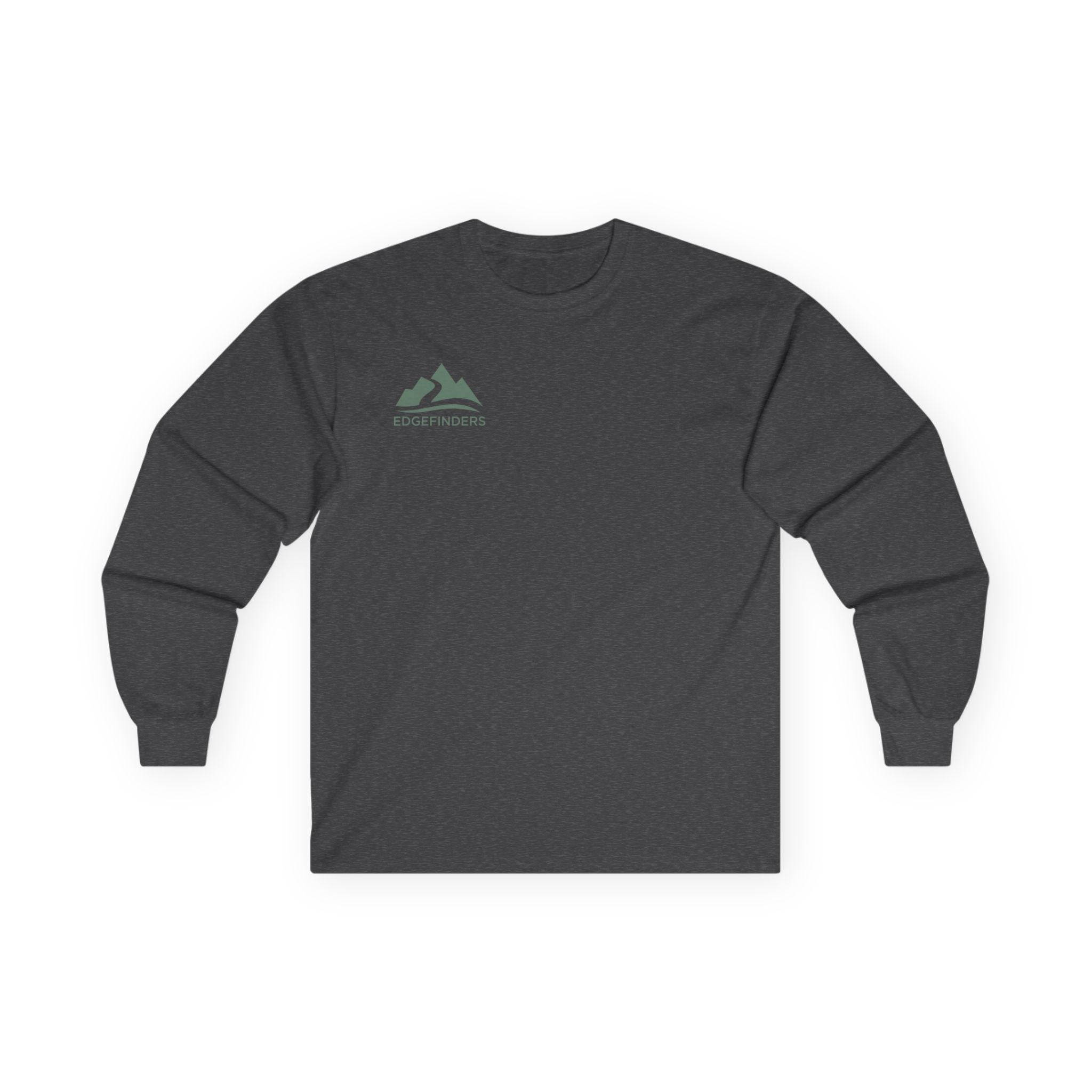 Unisex Ultra Cotton Long Sleeve Tee - Adventure Ready with Mountain Design