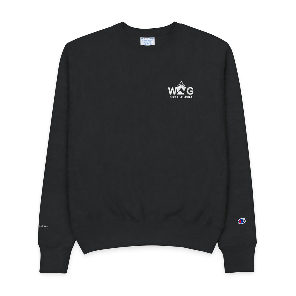WAYG Collection- Sitka Alaska- Champion Crewneck Sweatshirt