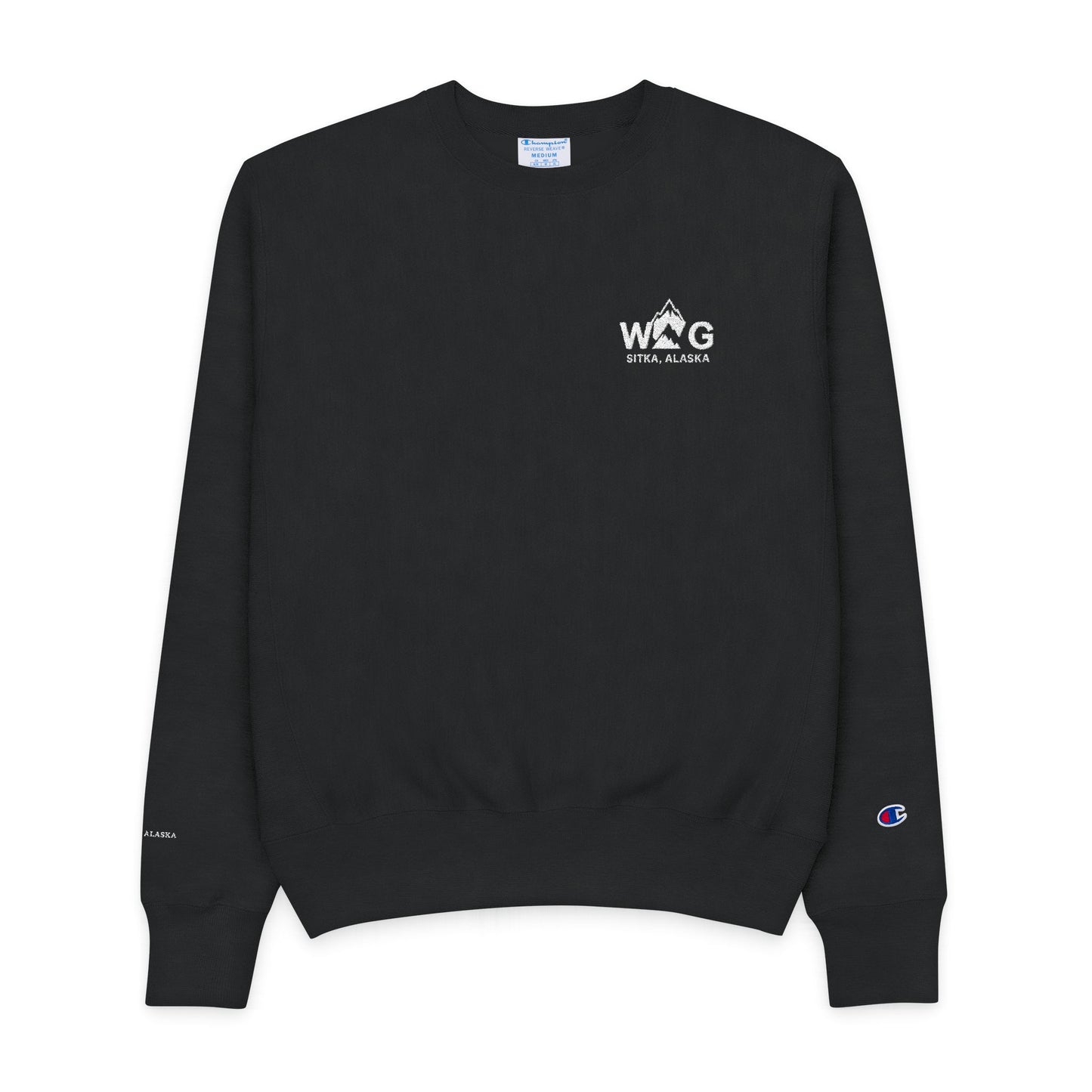 WAYG Collection- Sitka Alaska- Champion Crewneck Sweatshirt