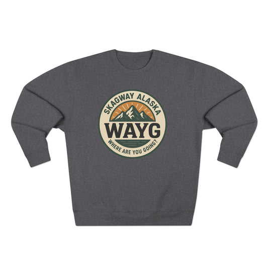 WAYG- Collection- Skagway Alaska-Unisex Crewneck Sweatshirt-