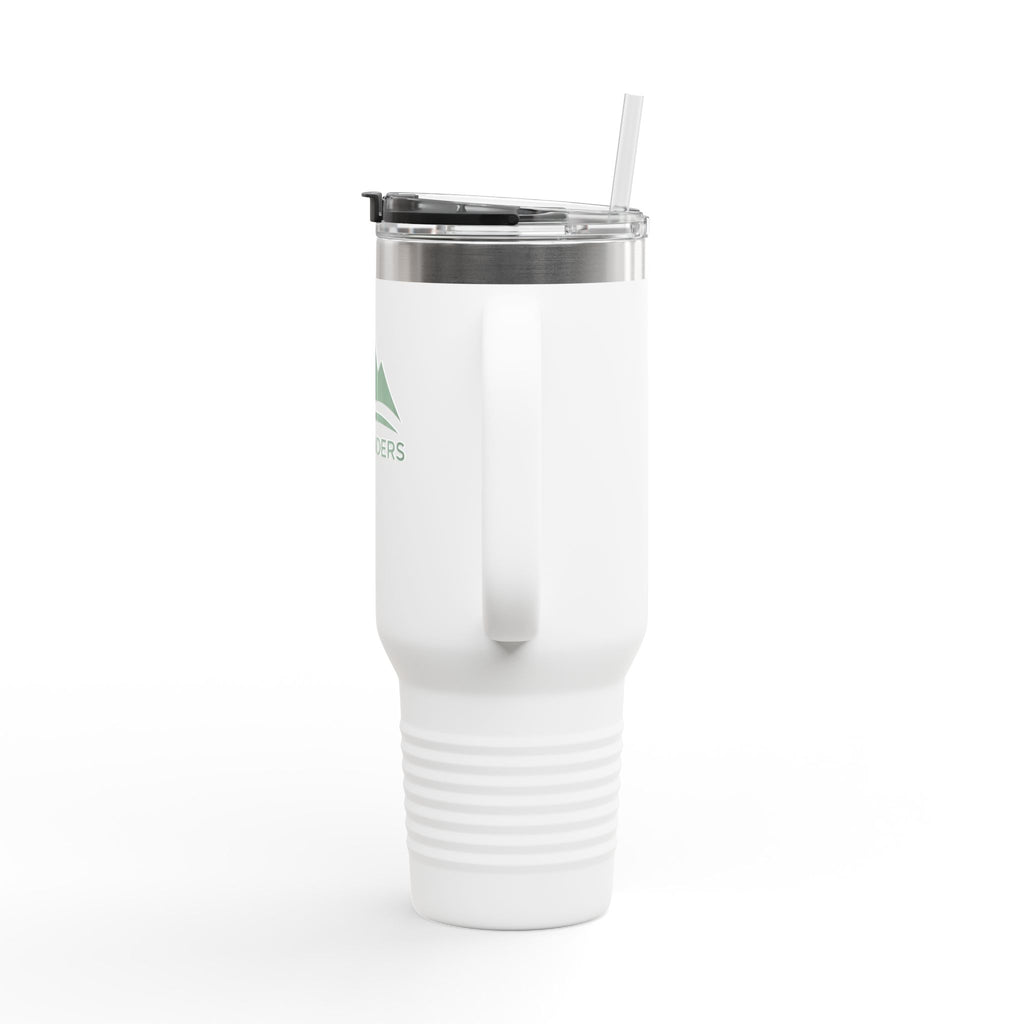Eco-Friendly Insulated Travel Mug - 40oz with Mountains Design