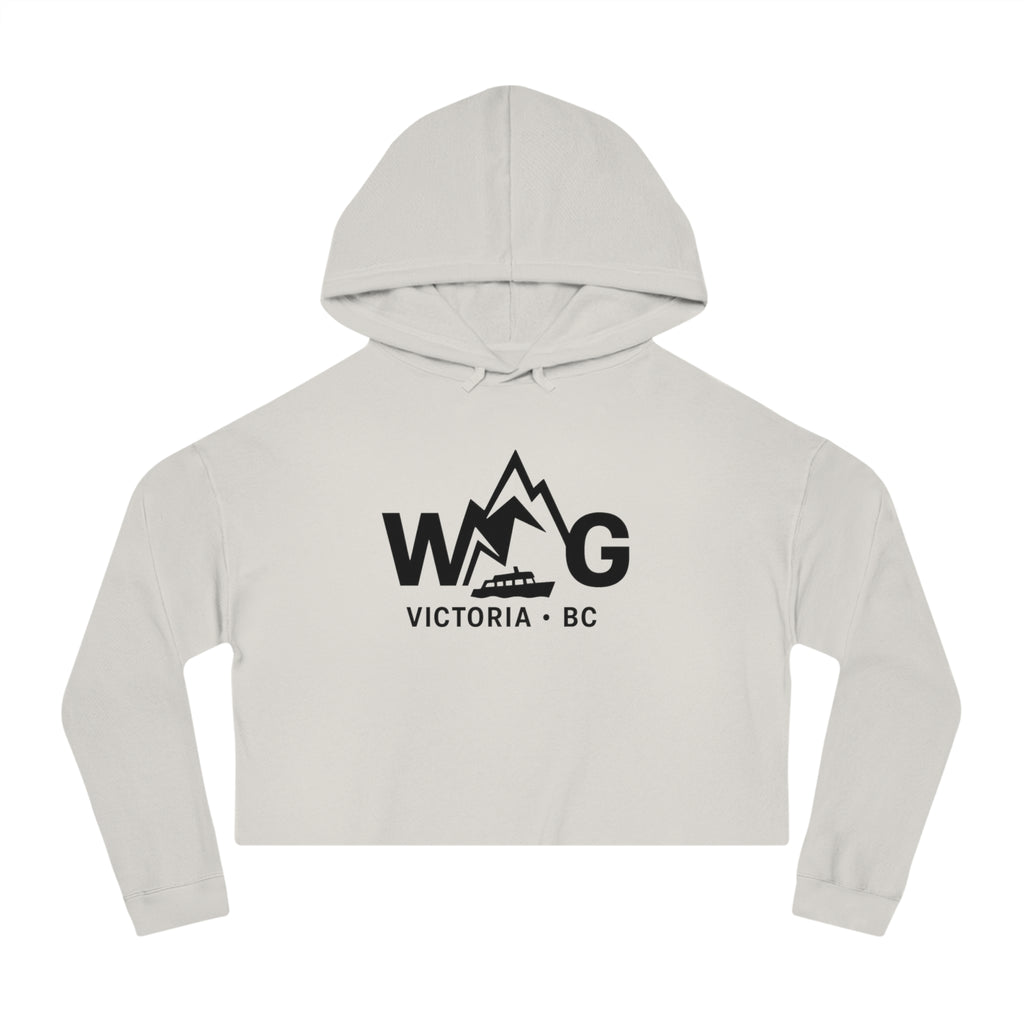 WAYG Collection- Victoria BC Canada- Women’s Cropped Hooded Sweatshirt