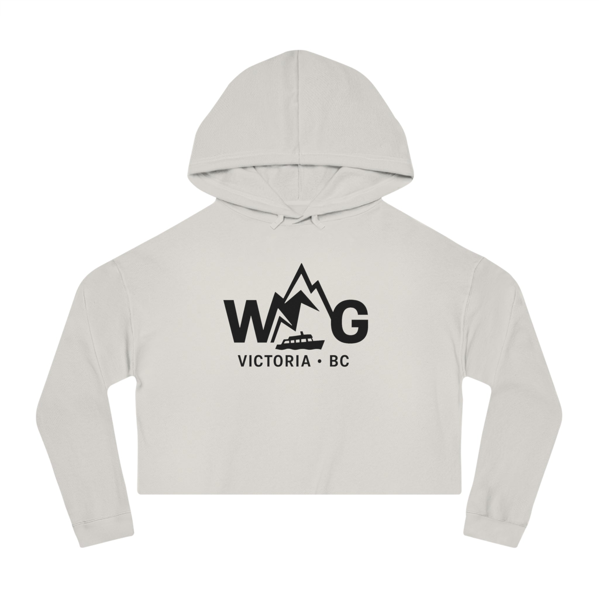 WAYG Collection- Victoria BC Canada- Women’s Cropped Hooded Sweatshirt