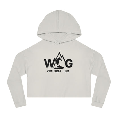 WAYG Collection- Victoria BC Canada- Women’s Cropped Hooded Sweatshirt