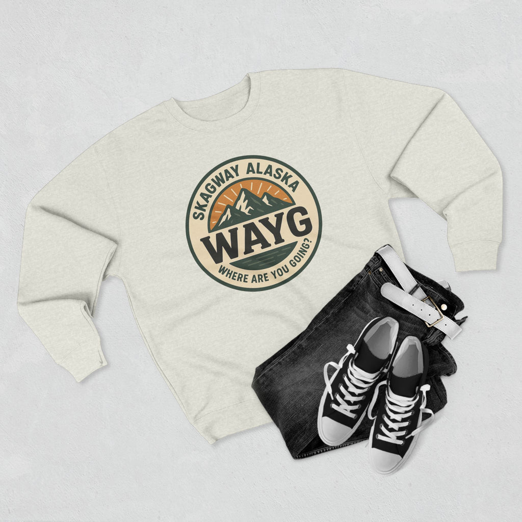 WAYG- Collection- Skagway Alaska-Unisex Crewneck Sweatshirt-