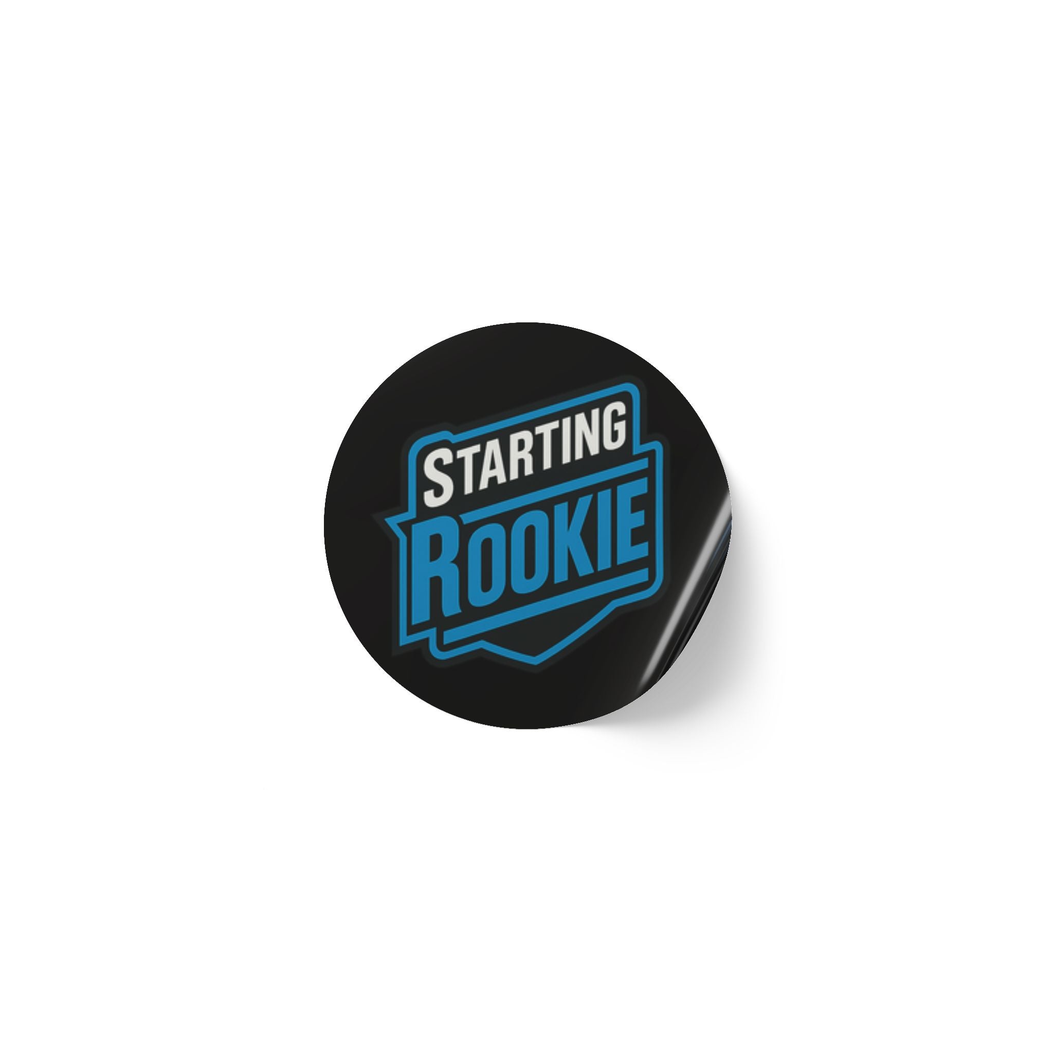 Starting Rookie Round Sticker Roll - Fun Labels for Parties, Scrapbooking, Gift Wrapping, Celebrations, Sports Events