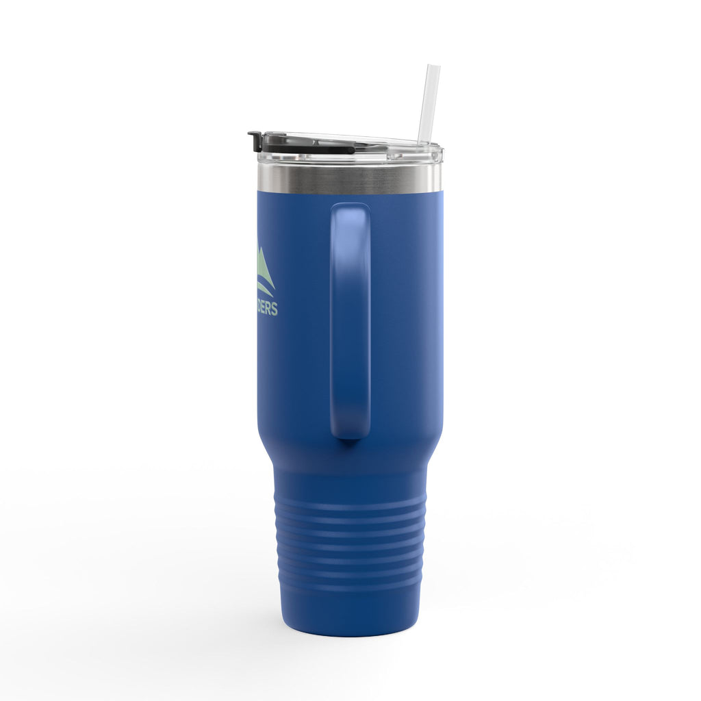 Eco-Friendly Insulated Travel Mug - 40oz with Mountains Design