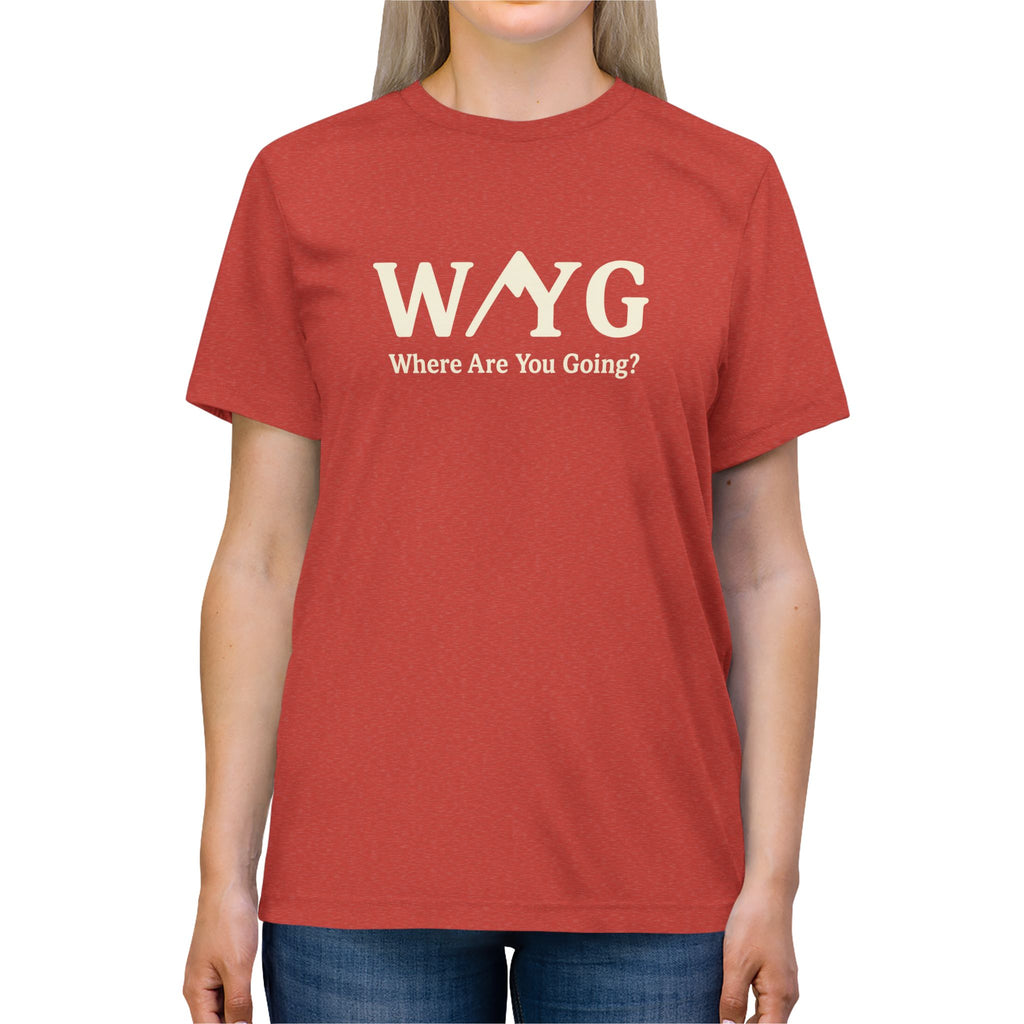WAYG Collection- Drop- Sitka Alaska- Tri blend Tee -Nature Lover's Shirt