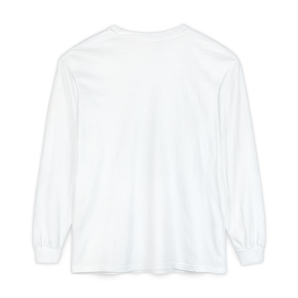 Garment-dyed Long Sleeve Tee - Casual Comfort, Unisex Style, Perfect Gift for Friends or Family, Layering Essential, Eco-friendly Tee