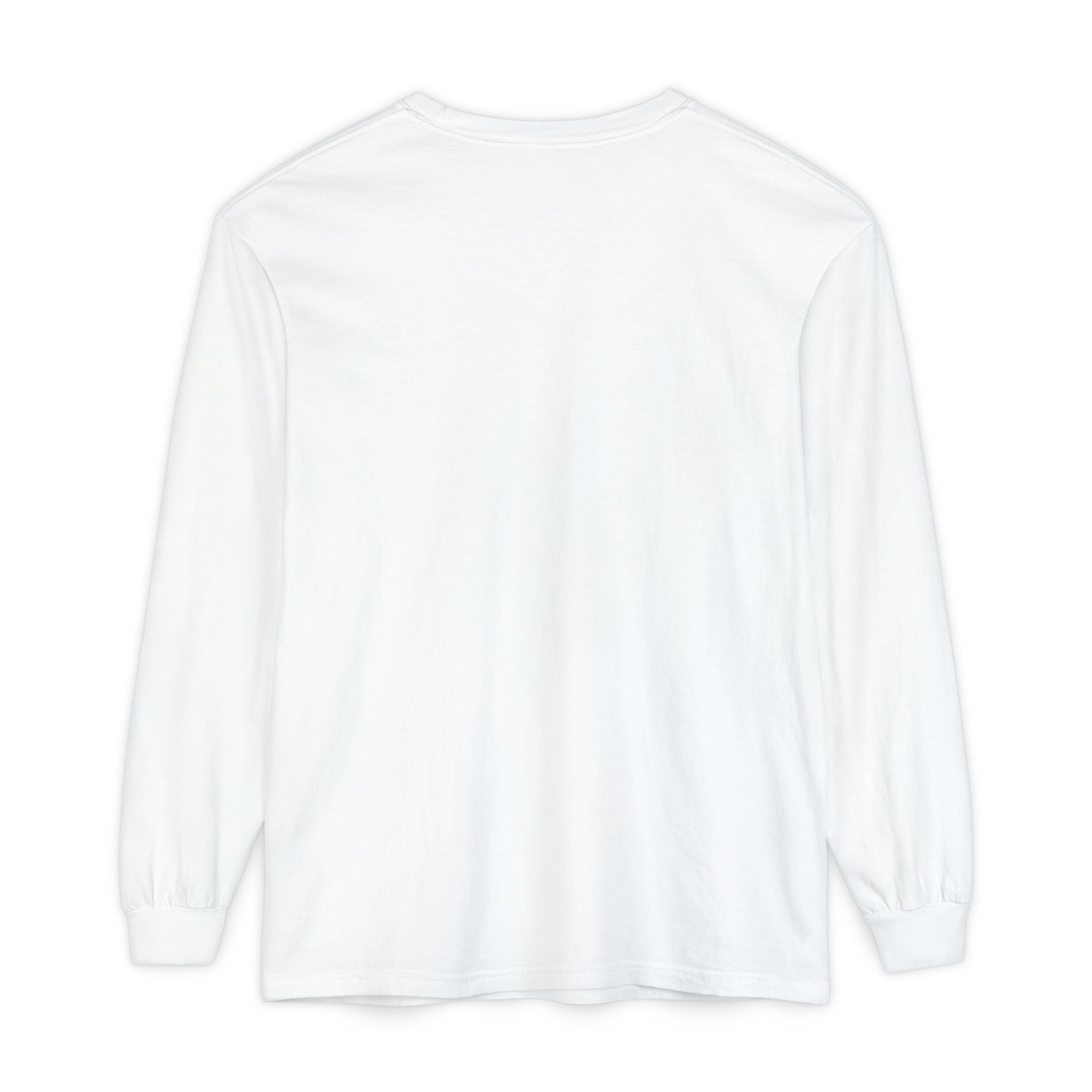 Garment-dyed Long Sleeve Tee - Casual Comfort, Unisex Style, Perfect Gift for Friends or Family, Layering Essential, Eco-friendly Tee