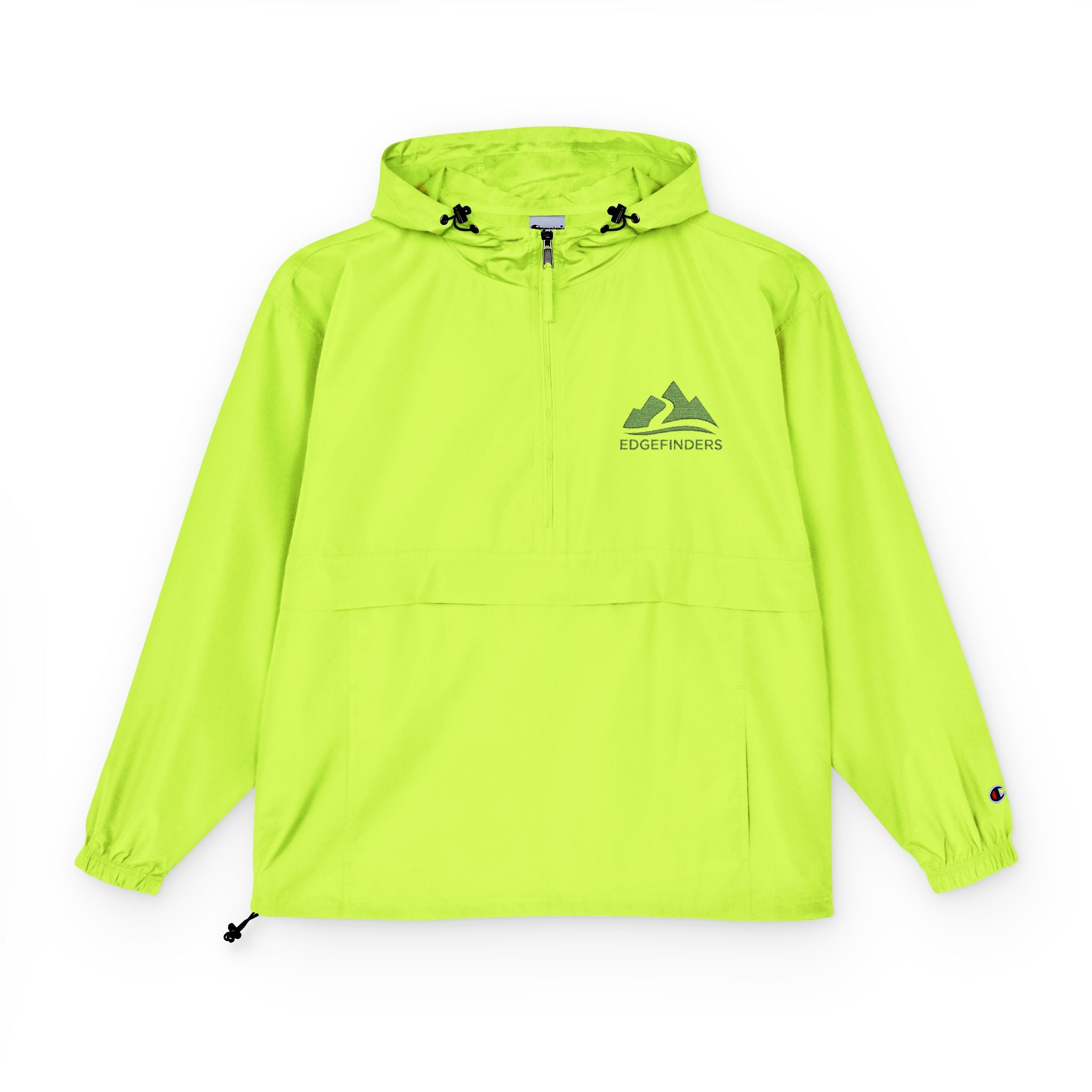 Champion Unisex Packable Anorak Jacket - Lightweight Outdoor Windbreaker