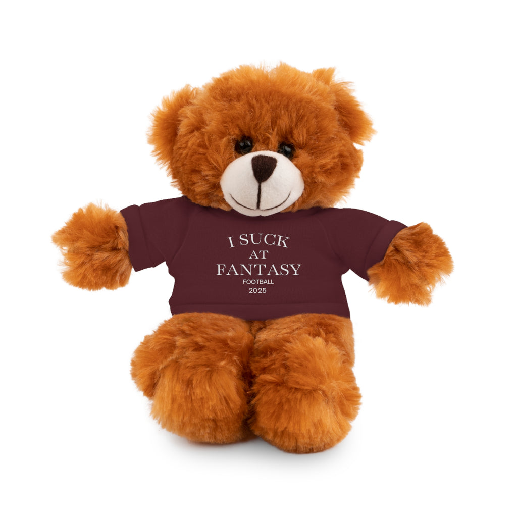 Fantasy Football Stuffed Animal, Cuddle Toy, Sports Gift, Personalized Plush Bear, Fun Gift Idea for Fans