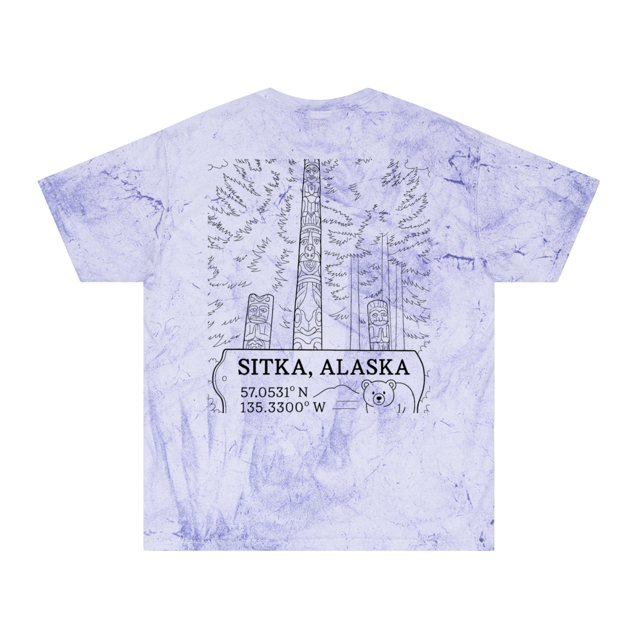 WAYG-Sitka Alaska Tee- Colorful Travel Tee - Explorers, Adventure, Summer Fashion, Unique Gift, Wanderlust