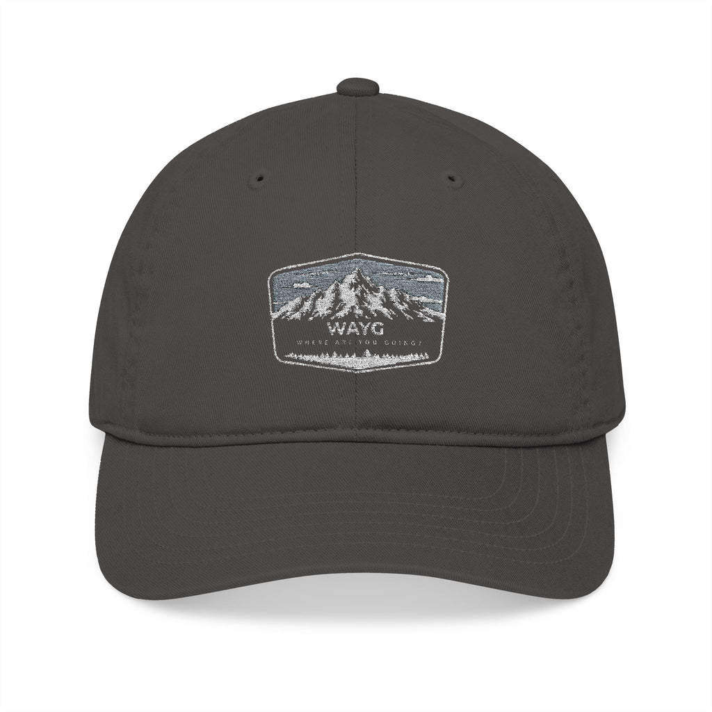 Organic Embroidered Baseball Cap - Eco-Friendly Hat for Outdoor Adventures, Casual Wear, Gifts, Hiking, Festivals