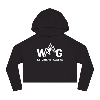 WAYG Collection- Ketchikan Alaska- Women’s Cropped Hooded Sweatshirt