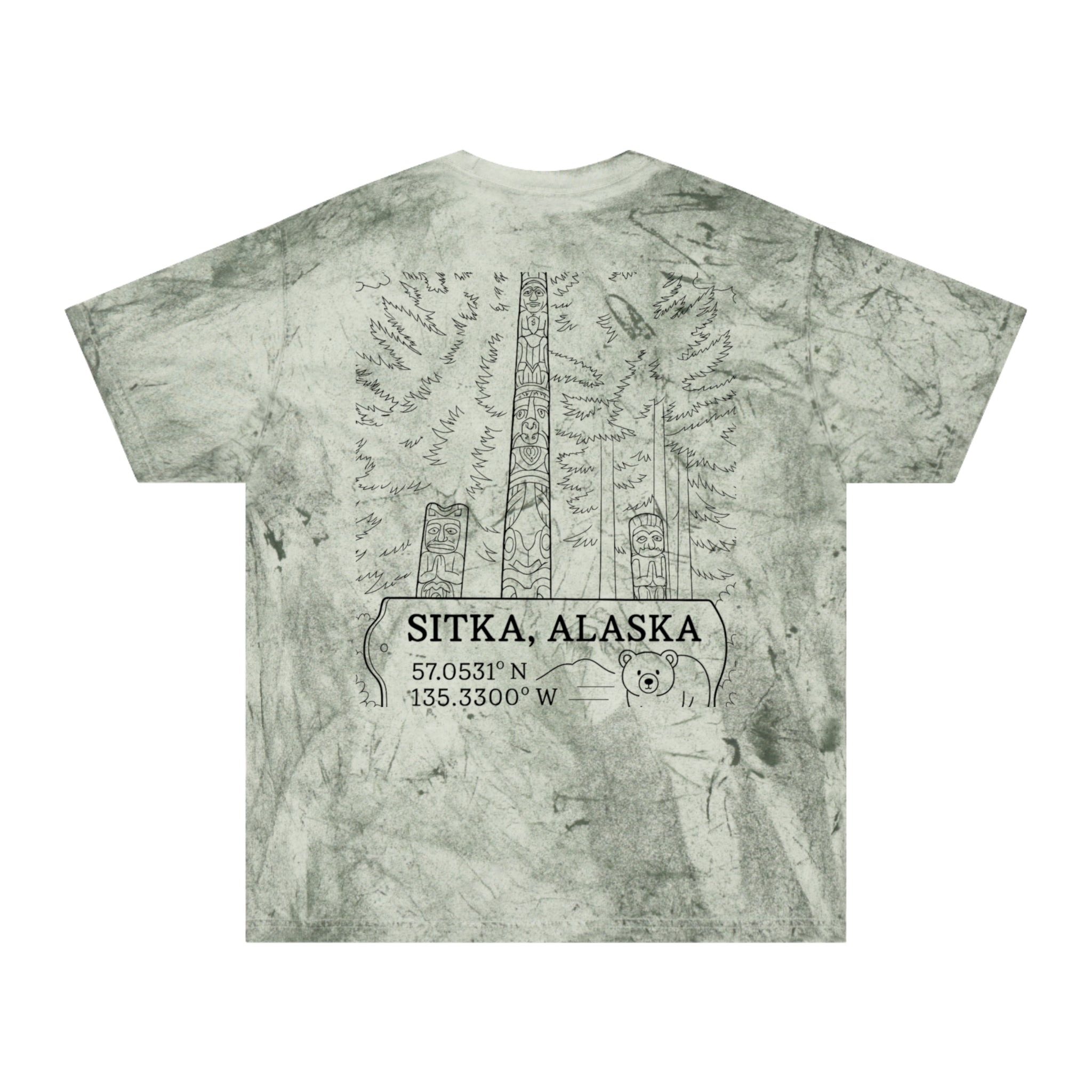 WAYG-Sitka Alaska Tee- Colorful Travel Tee - Explorers, Adventure, Summer Fashion, Unique Gift, Wanderlust
