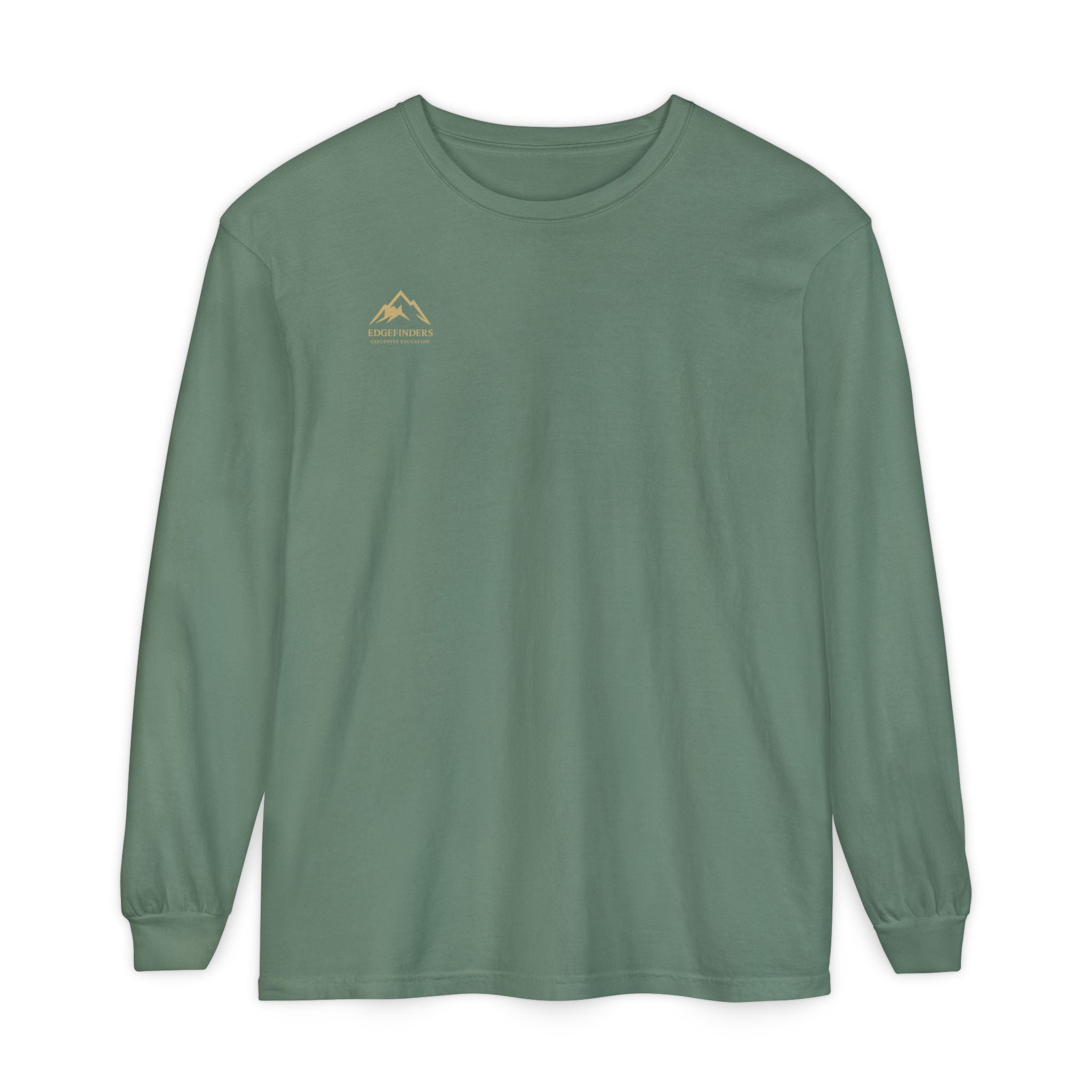 Garment-dyed Long Sleeve Tee - Casual Comfort, Unisex Style, Perfect Gift for Friends or Family, Layering Essential, Eco-friendly Tee
