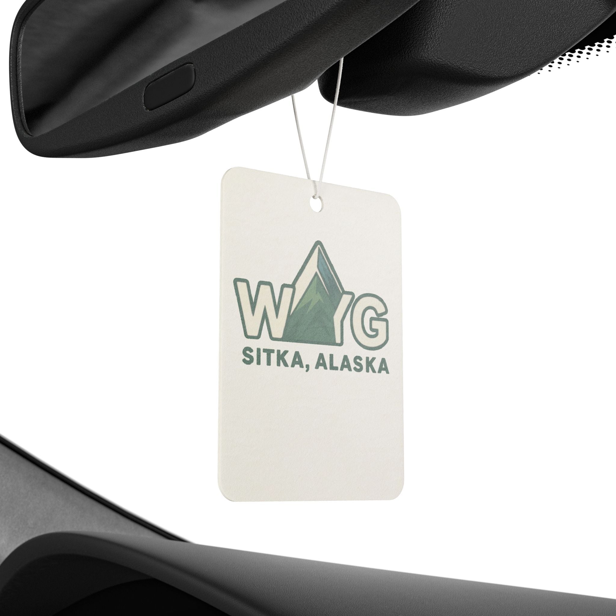WAYG Collection- Sitka Alaska- Mountain Car Air Freshener, Eco-Friendly Scent Diffuser