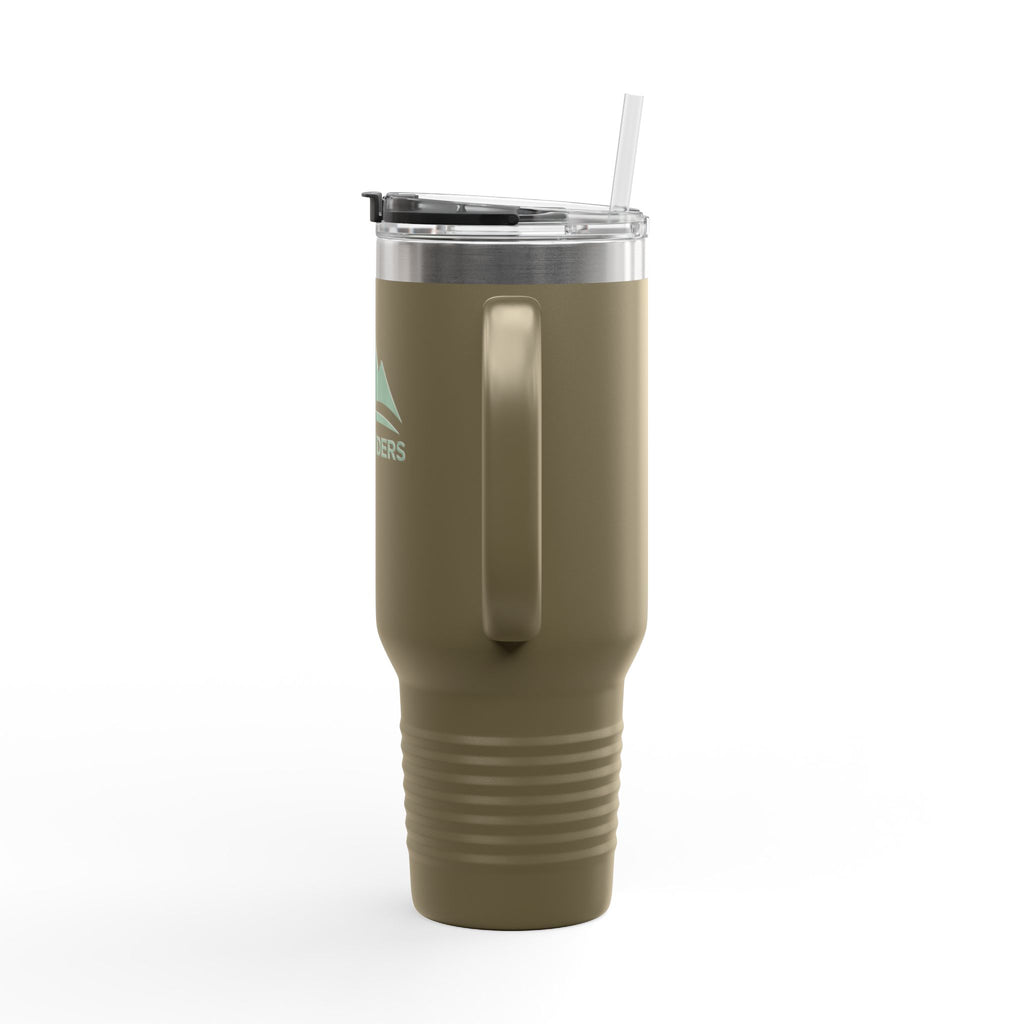 Eco-Friendly Insulated Travel Mug - 40oz with Mountains Design