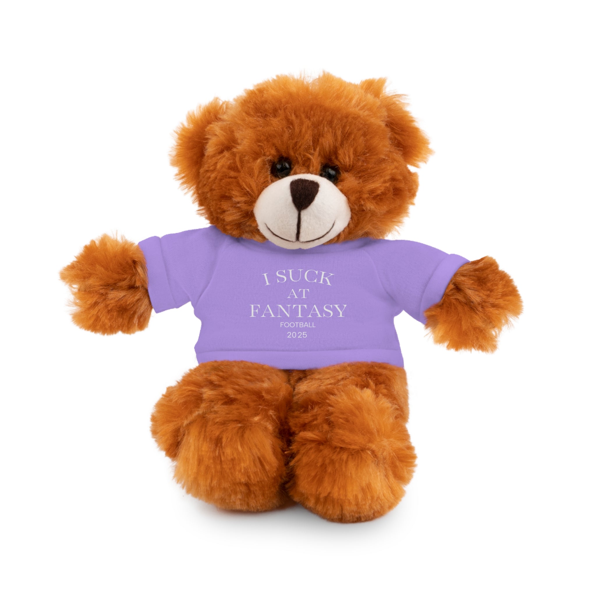 Fantasy Football Stuffed Animal, Cuddle Toy, Sports Gift, Personalized Plush Bear, Fun Gift Idea for Fans