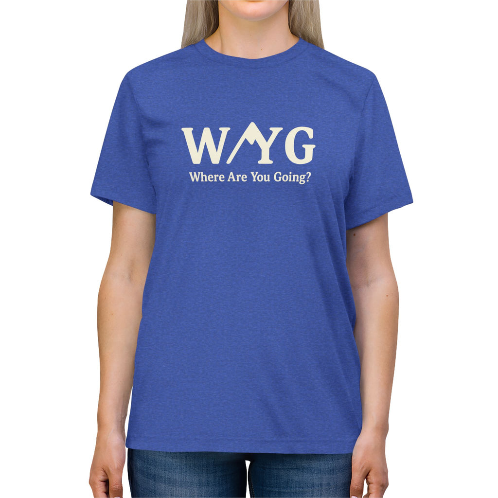 WAYG Collection- Drop- Sitka Alaska- Tri blend Tee -Nature Lover's Shirt