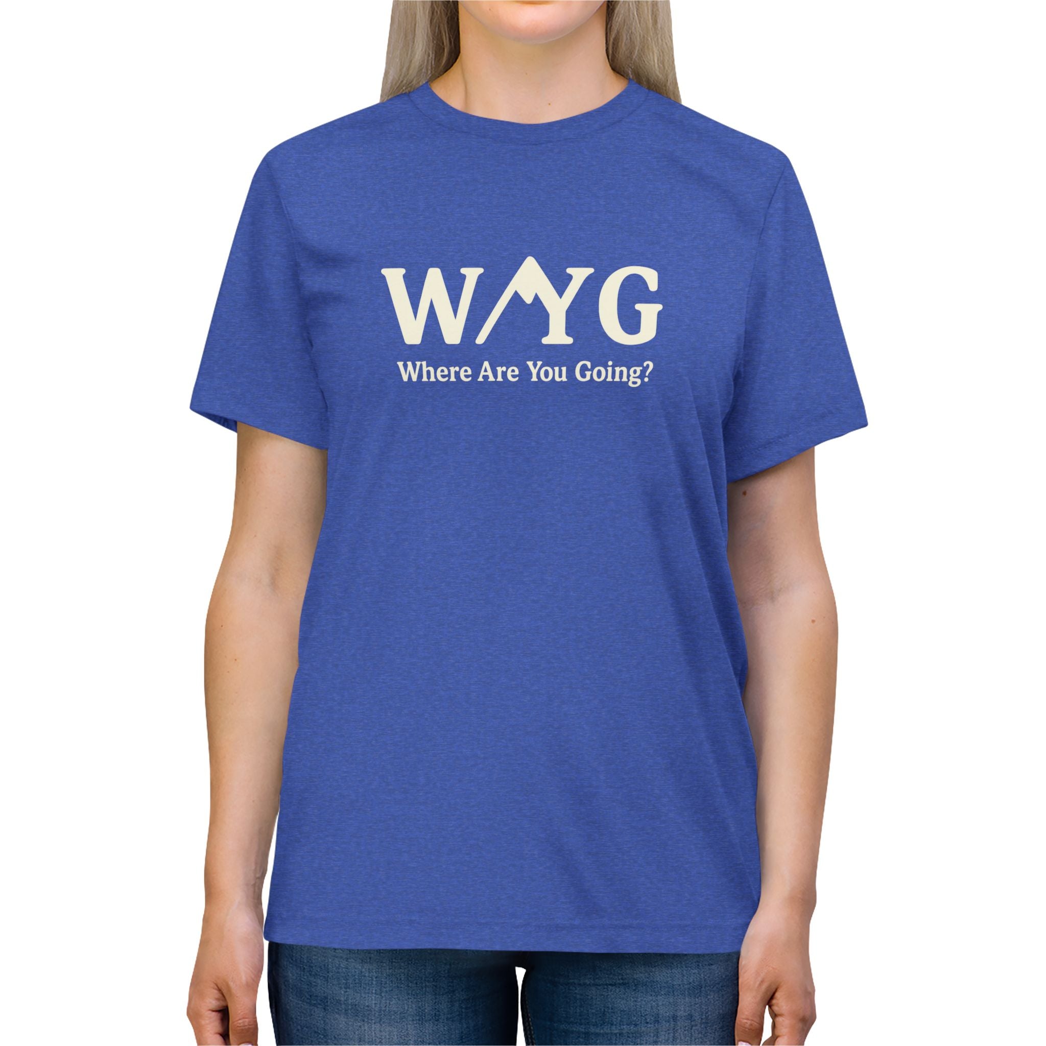 WAYG Collection- Drop- Sitka Alaska- Tri blend Tee -Nature Lover's Shirt