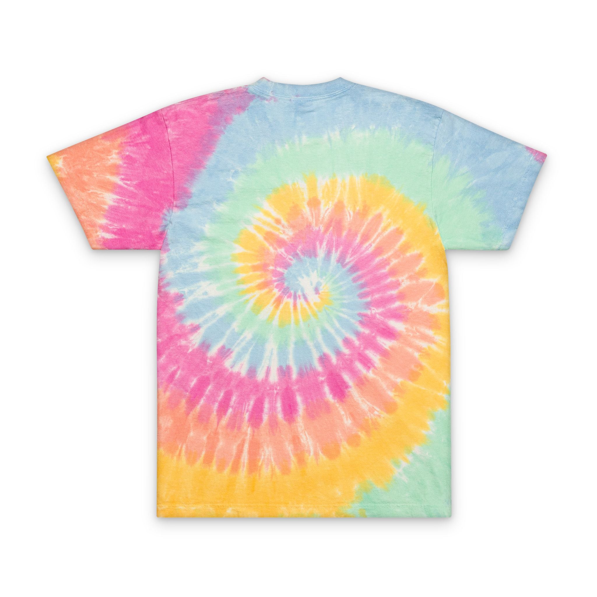Vibrant Oversized Tie-Dye T-Shirt with Embroidered Design, Trendy Summer Fashion, Perfect for Festivals, Casual Outfits, Gift for Friends