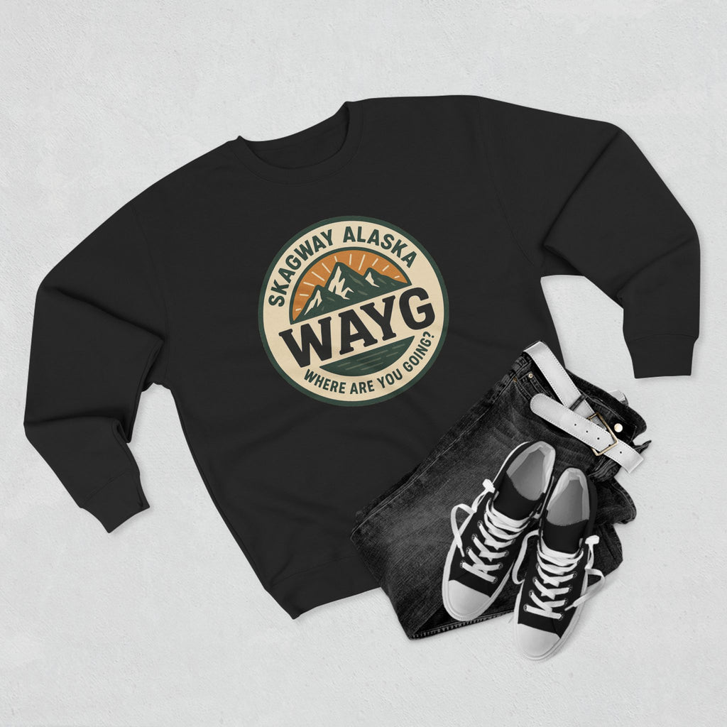 WAYG- Collection- Skagway Alaska-Unisex Crewneck Sweatshirt-