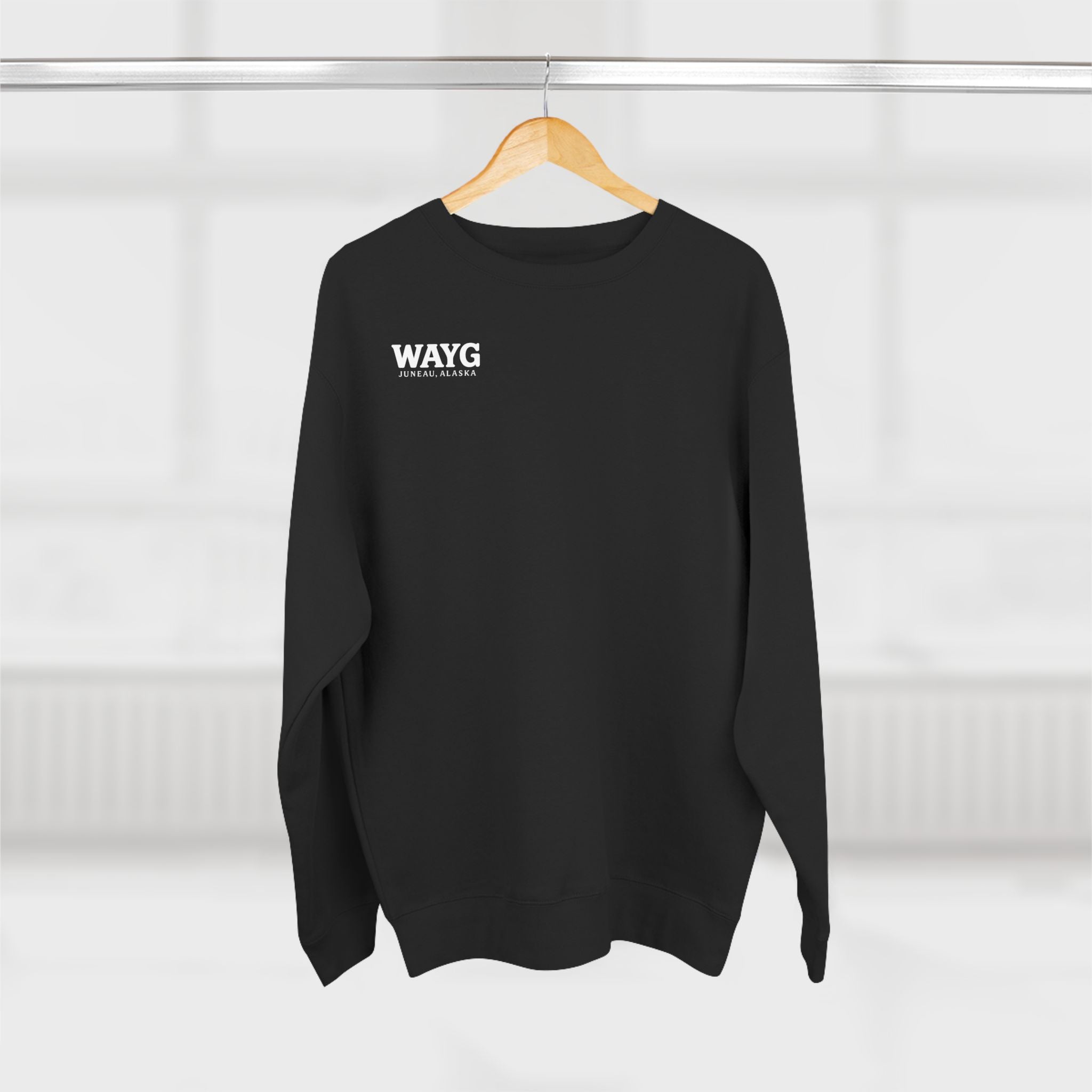 WAYG- Collection- Juneau Alaska-Unisex Crewneck Sweatshirt- Whale Watching