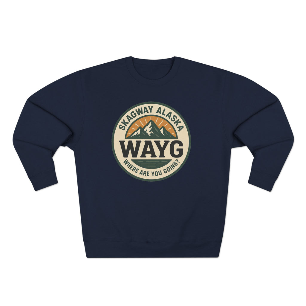 WAYG- Collection- Skagway Alaska-Unisex Crewneck Sweatshirt-
