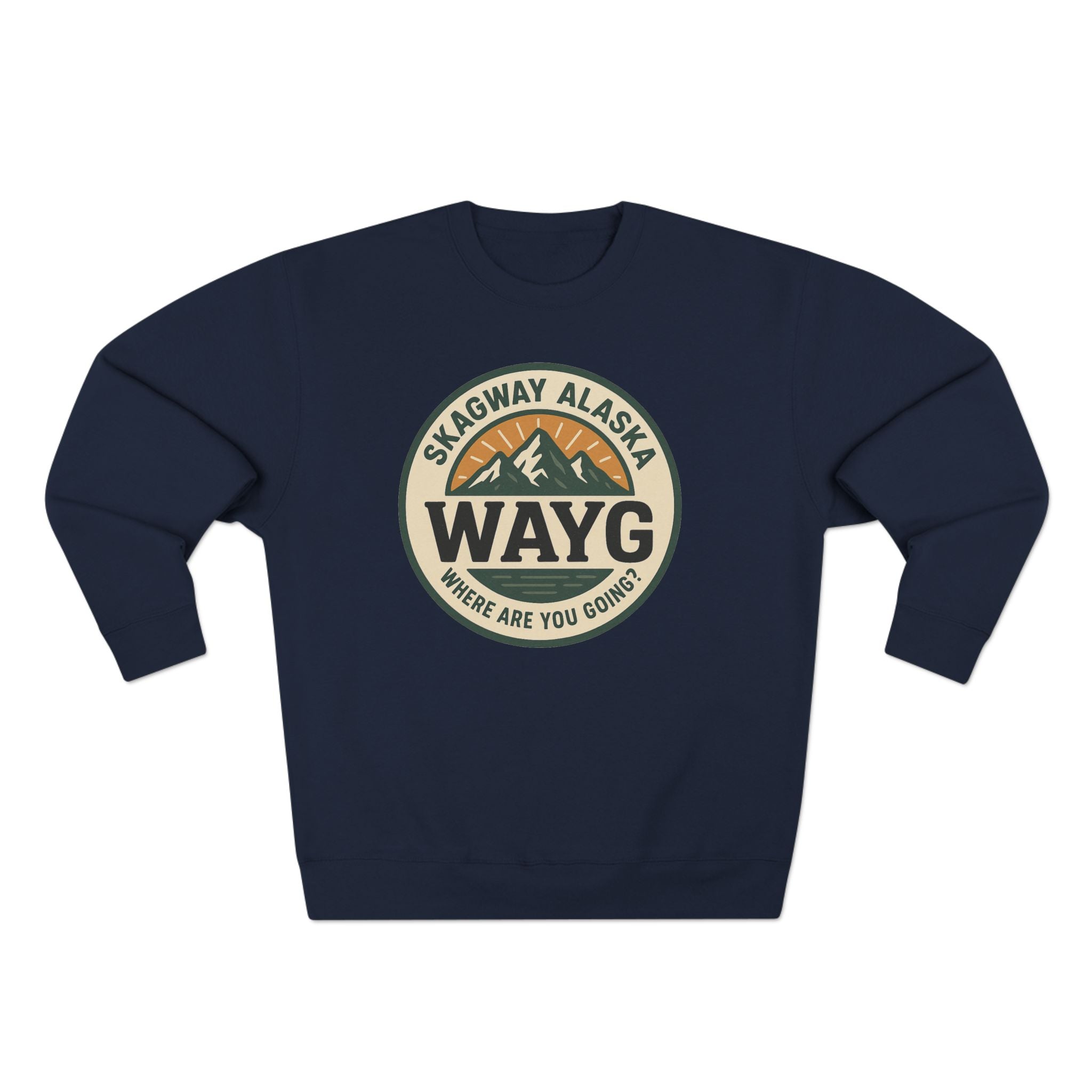 WAYG- Collection- Skagway Alaska-Unisex Crewneck Sweatshirt-