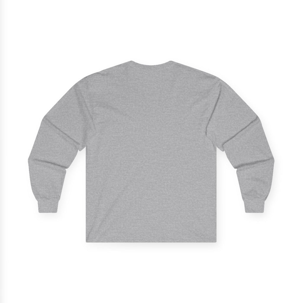 Unisex Ultra Cotton Long Sleeve Tee - Adventure Ready with Mountain Design