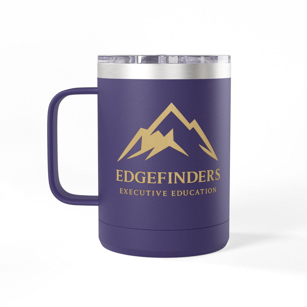 Mountain Adventure Coffee Mug Tumbler, 15oz - Perfect Gift for Nature Lovers, Hiking Enthusiasts, Camping, Outdoor Adventures, Travel Mug