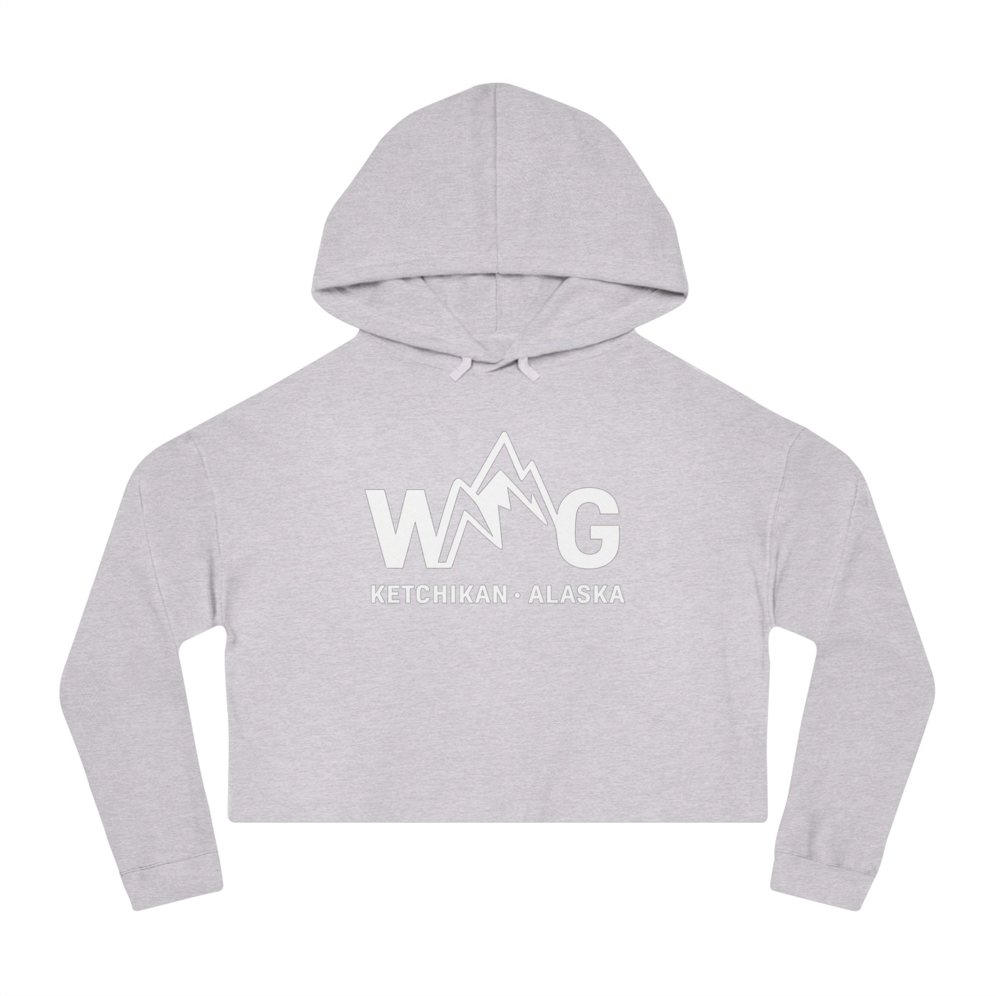 WAYG Collection- Ketchikan Alaska- Women’s Cropped Hooded Sweatshirt