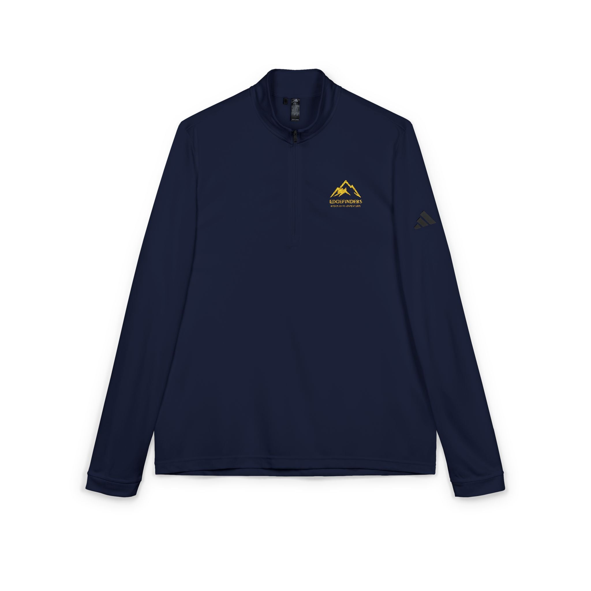 Embroidered Quarter-Zip Pullover — Mountain Crest Logo