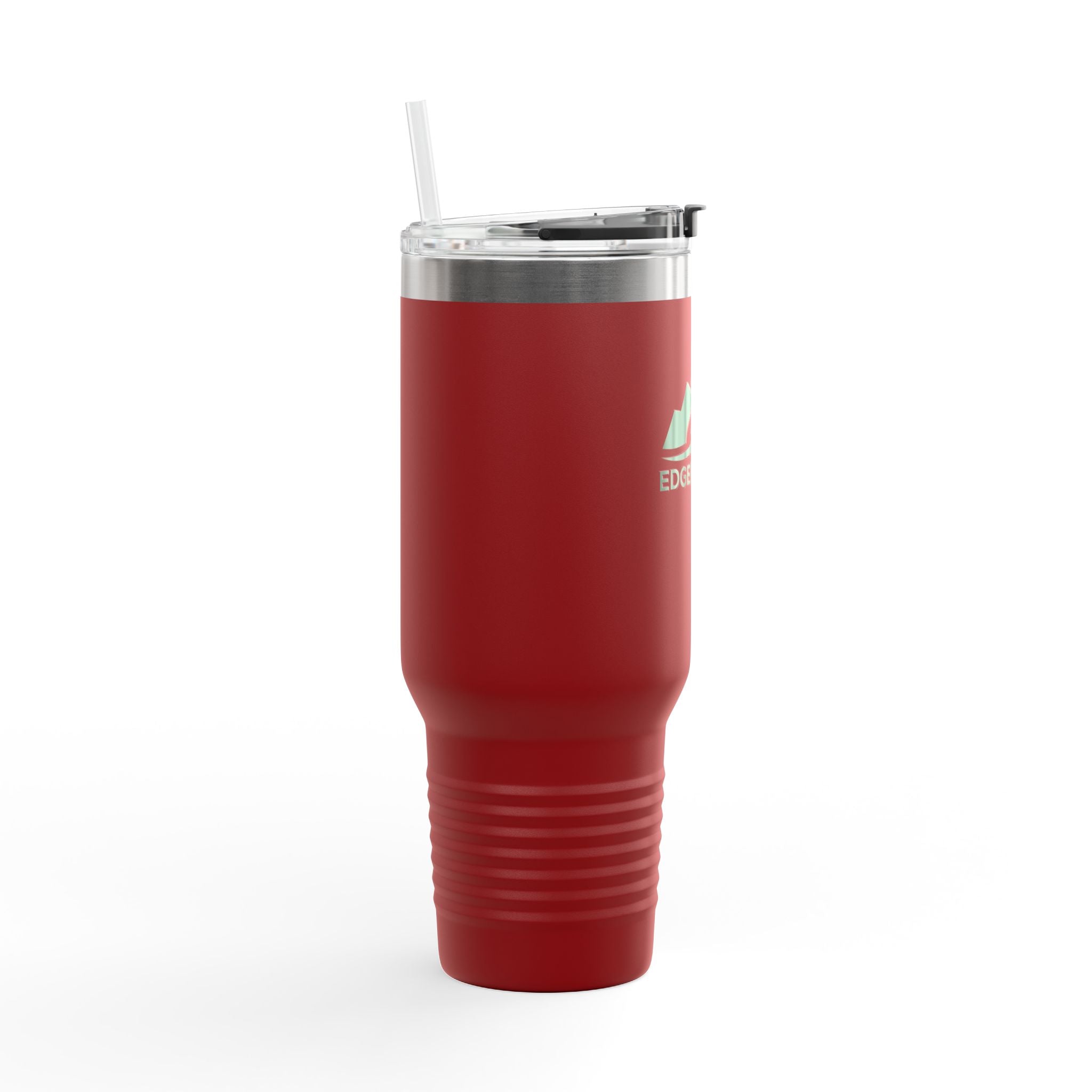 Eco-Friendly Insulated Travel Mug - 40oz with Mountains Design