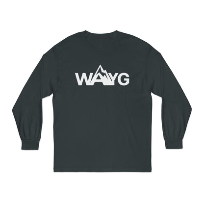 Adventure Awaits Long Sleeve T-Shirt | Unisex Mountain Tee, Gifts for Outdoor Lovers, Hiking Apparel, Casual Wear, Adventure Gear