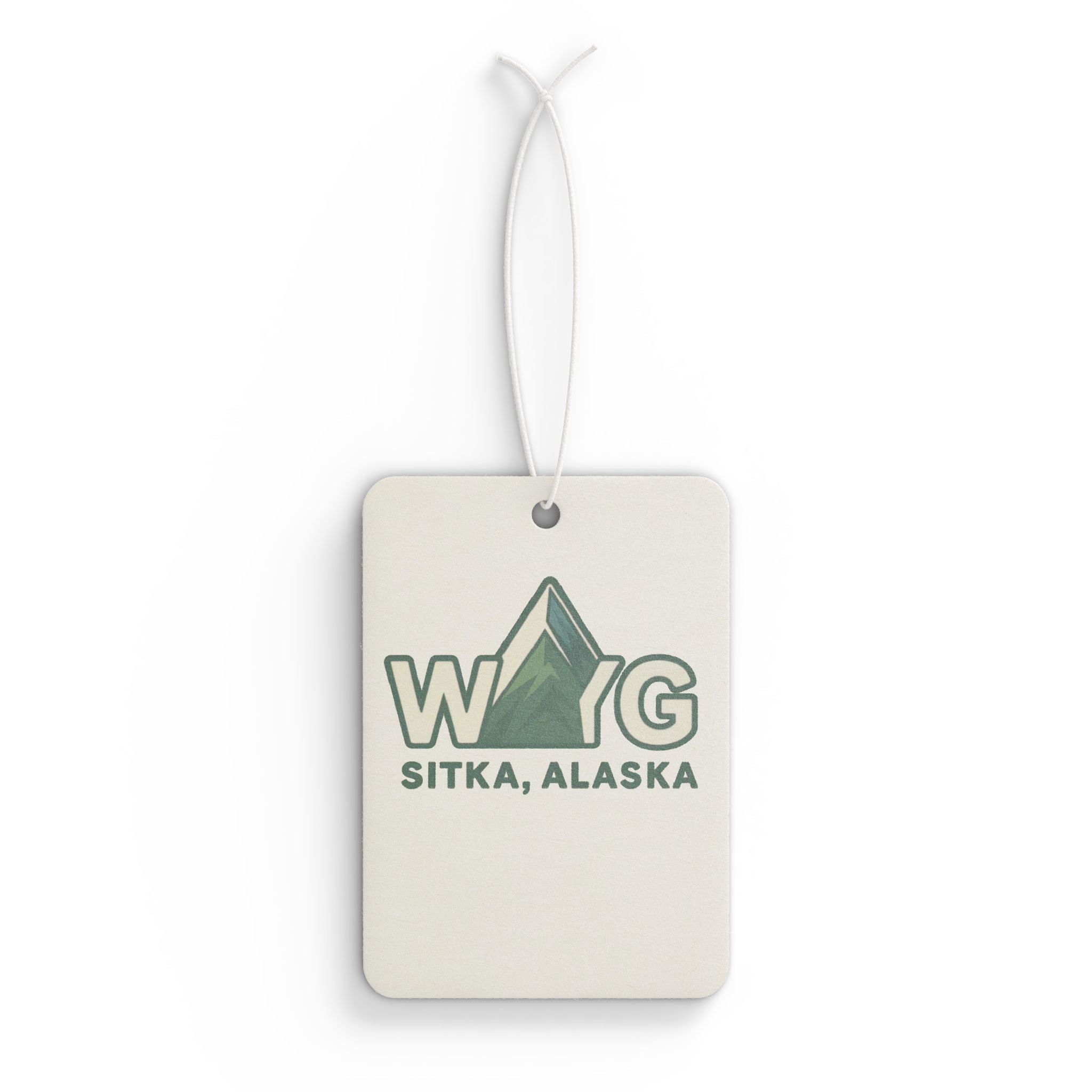 WAYG Collection- Sitka Alaska- Mountain Car Air Freshener, Eco-Friendly Scent Diffuser