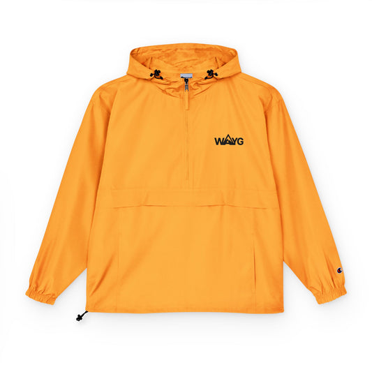 WAYG- Drop 1- Champion Unisex Packable Anorak Jacket - Lightweight Windbreaker