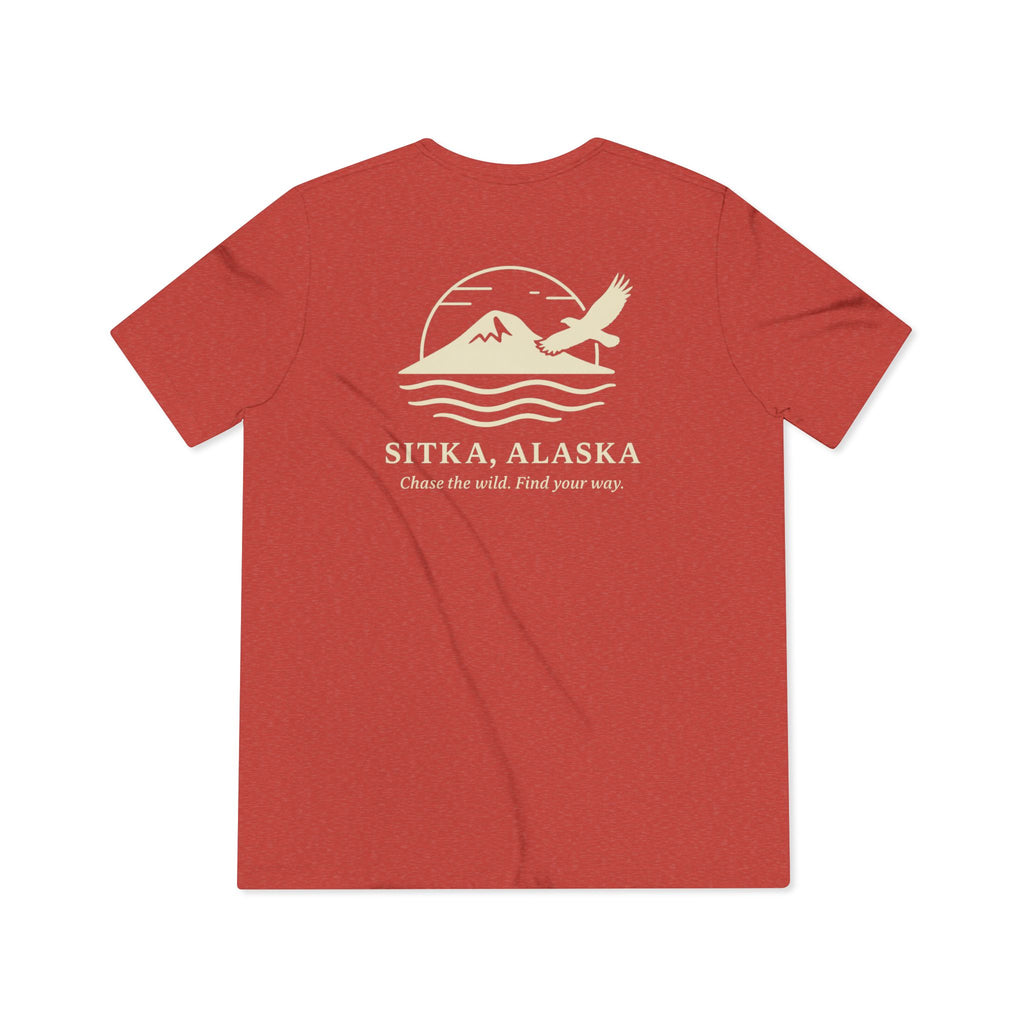 WAYG Collection- Drop- Sitka Alaska- Tri blend Tee -Nature Lover's Shirt