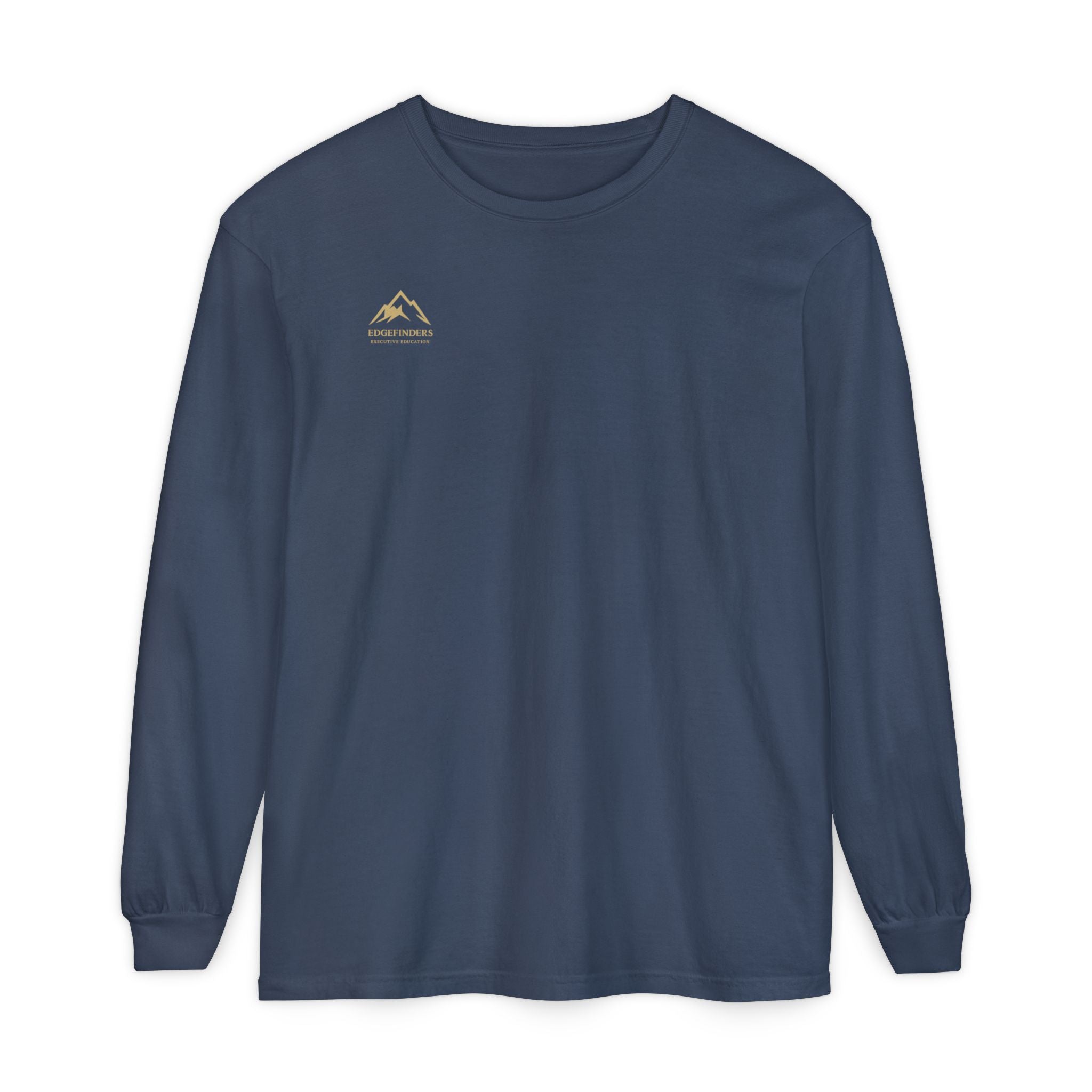 Garment-dyed Long Sleeve Tee - Casual Comfort, Unisex Style, Perfect Gift for Friends or Family, Layering Essential, Eco-friendly Tee