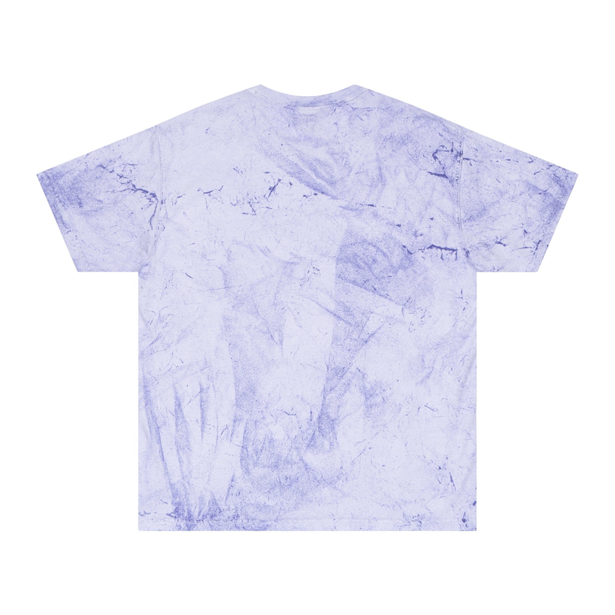 Golden Tie-Dye Tee — Minimal 'WAVE' Mountain Logo