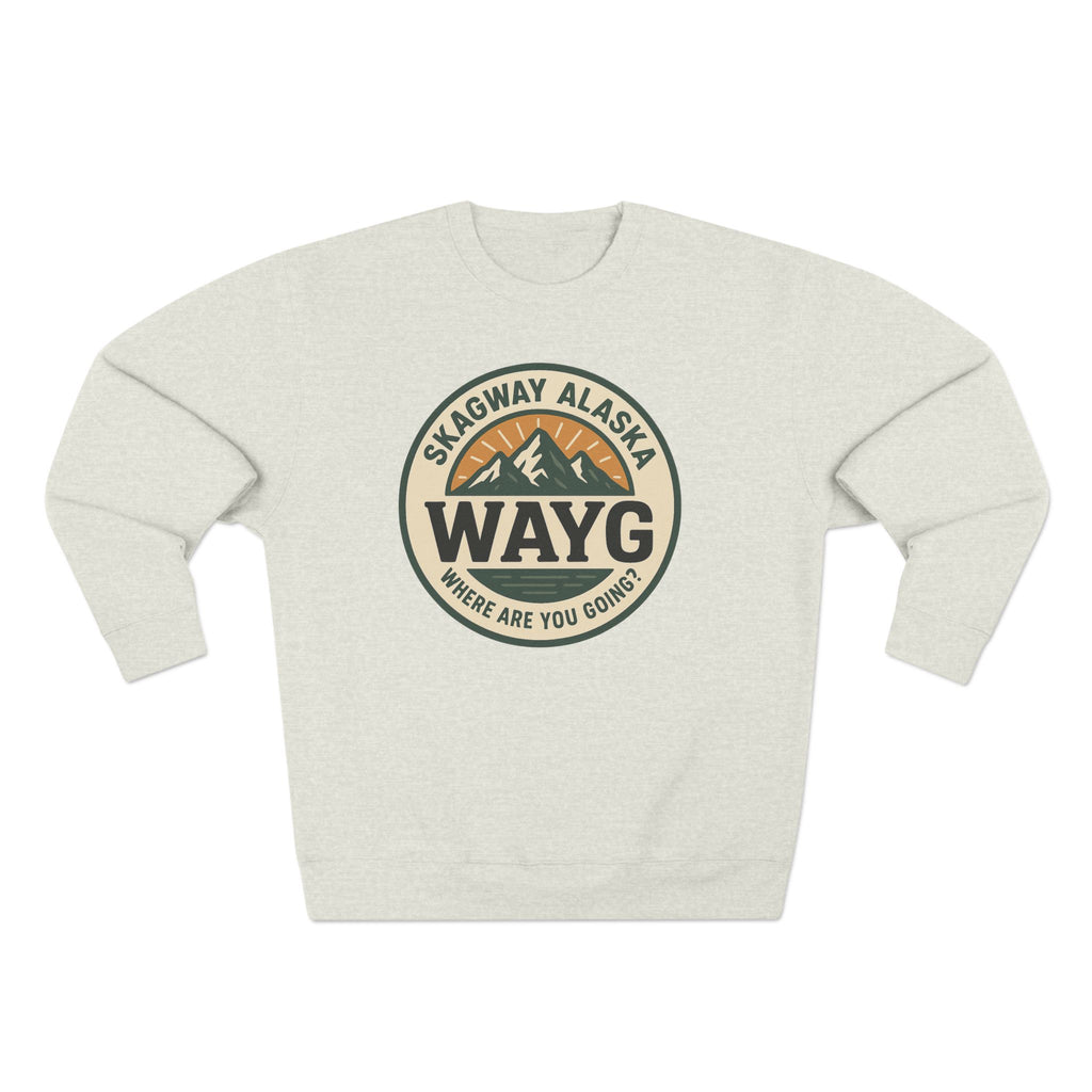 WAYG- Collection- Skagway Alaska-Unisex Crewneck Sweatshirt-