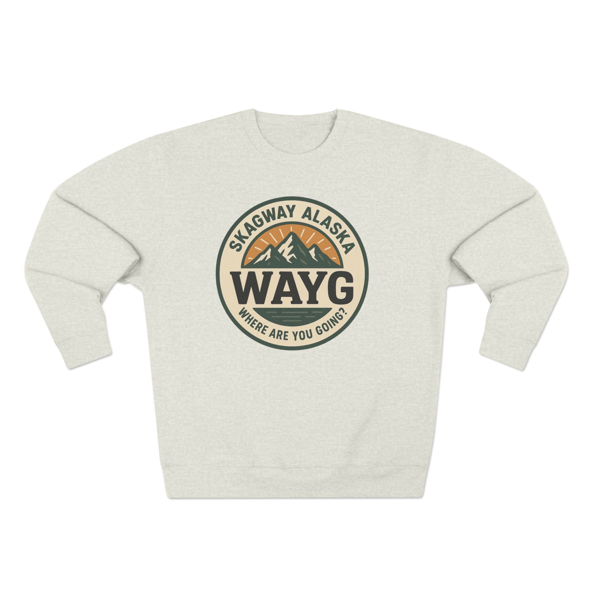 WAYG- Collection- Skagway Alaska-Unisex Crewneck Sweatshirt-