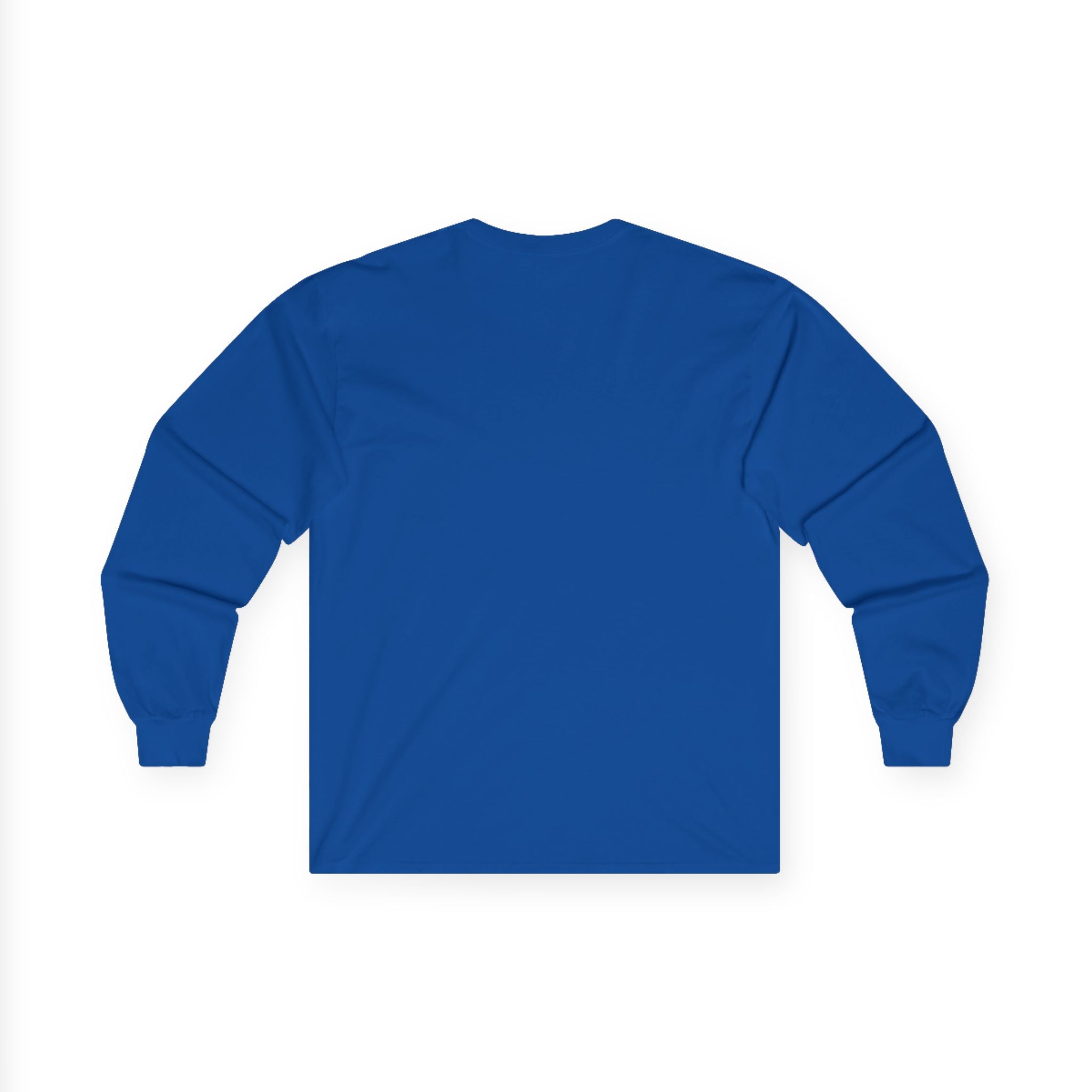 Unisex Ultra Cotton Long Sleeve Tee - Adventure Ready with Mountain Design