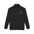 EDGE Embroidered Mountain Logo Fleece Pullover Quarter-Zip Sweatshirt