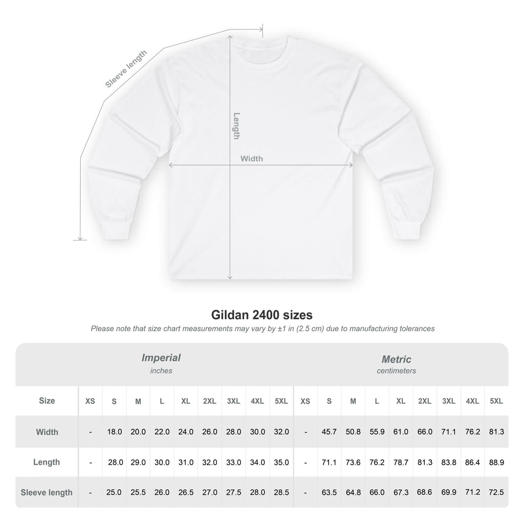 EDGEFINDERS Adventure Mountains Long Sleeve Tee — Minimalist Outdoor Logo Shirt