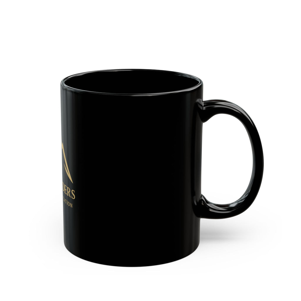 Executive Education Black Mug - 11oz & 15oz, Stylish Gift for Professionals, Office Mug, Drinkware, Elegant Coffee Cup
